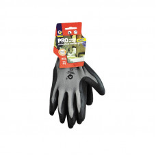 Γάντια εργασίας μαύρο / γκρι Νο.11