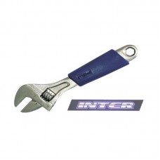 Inter Γαλλικό Κλειδί Μήκους 150mm 6" με Άνοιγμα Σιαγόνων έως 19mm και Αντιολισθητική Λαβή