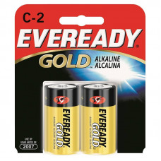 Αλκαλικές μπαταρίες Eveready Gold C (2Τμχ.)