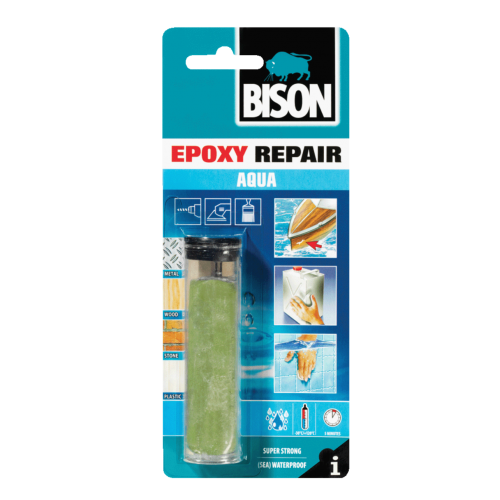 BISON Epoxy Repair Aqua - Εποξικός στόκος νερού blister 56gr