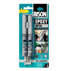 BISON EPOXY Εποξική κόλλα - Ειδική για μέταλλα δύο στοιχείων 24ml